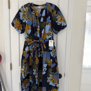 Floral Print Midi Dress